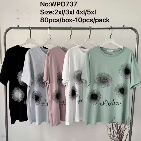 Bluzki damskie Roz 2XL-5XL, Mix Kolor Paczka 10 szt